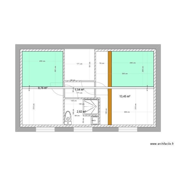 plan etage v4. Plan de 0 pièce et 0 m2