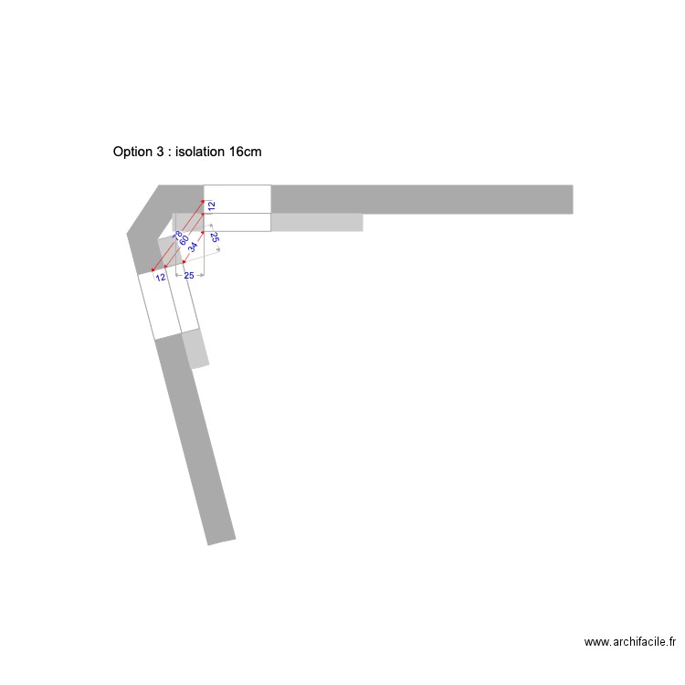 Isolation option 4 b. Plan de 0 pièce et 0 m2