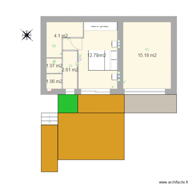 Bas meubles. Plan de 0 pièce et 0 m2