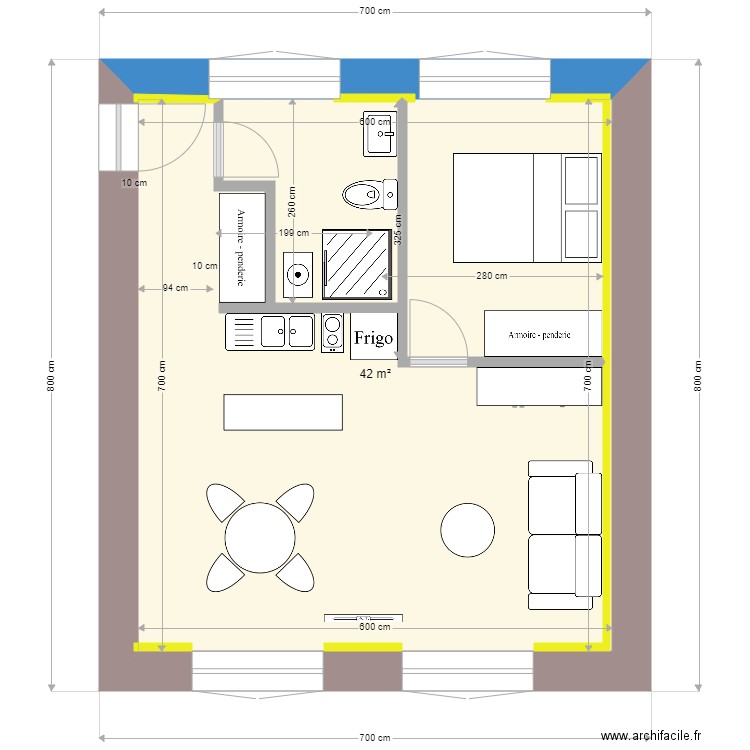 logement Rdc Com 4. Plan de 0 pièce et 0 m2