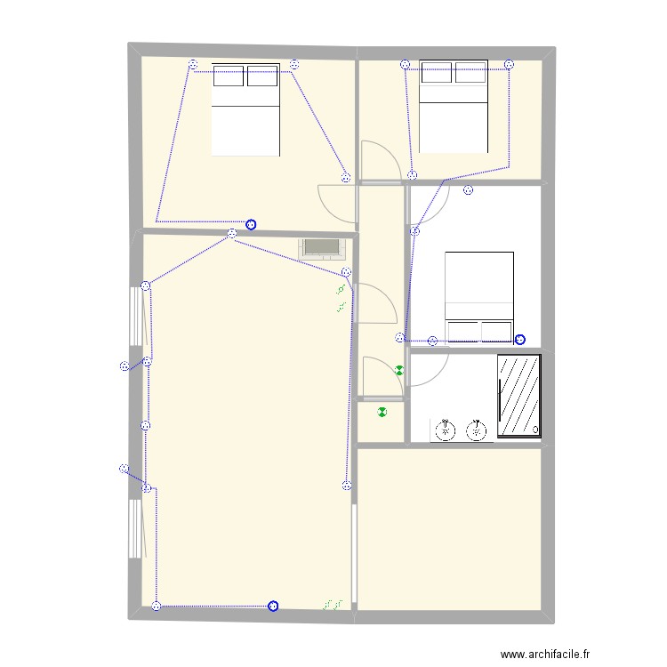 villa arnaud. Plan de 0 pièce et 0 m2