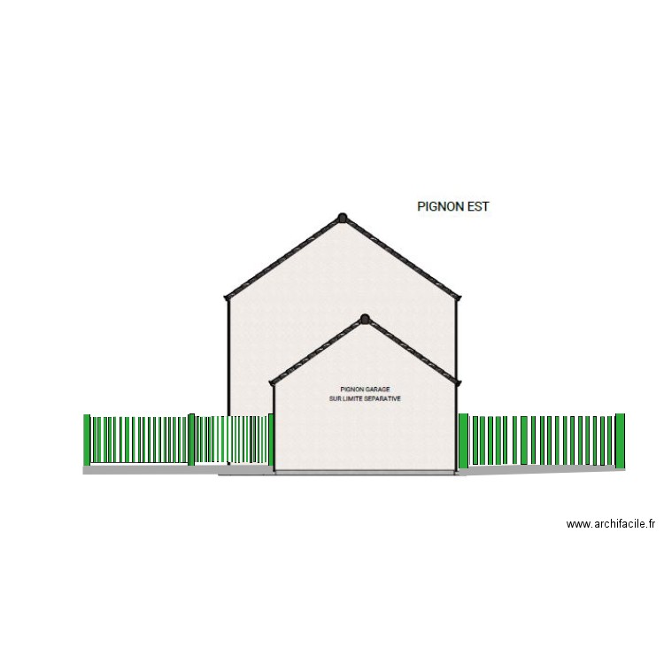 Représentation de l'aspect extérieurlimite séparative. Plan de 0 pièce et 0 m2