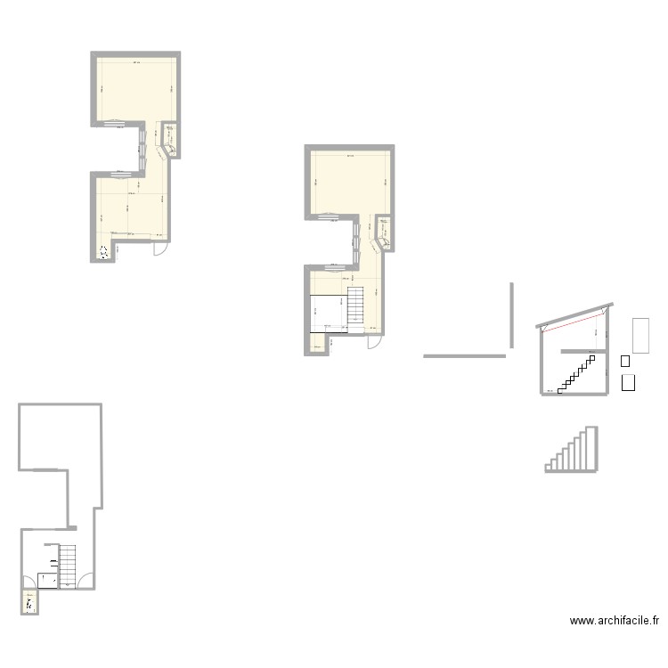 Studio CLEM 2.0. Plan de 5 pièces et 64 m2