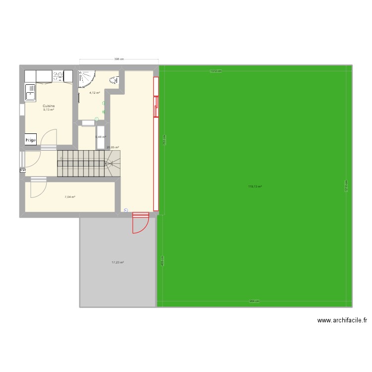 Laura. Plan de 14 pièces et 319 m2