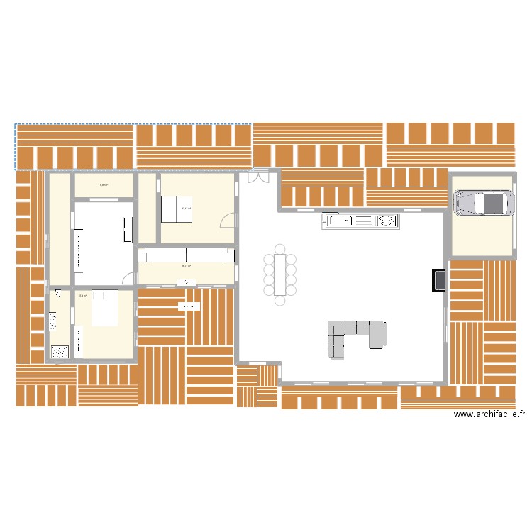 NEW HOME VIGNES. Plan de 5 pièces et 117 m2