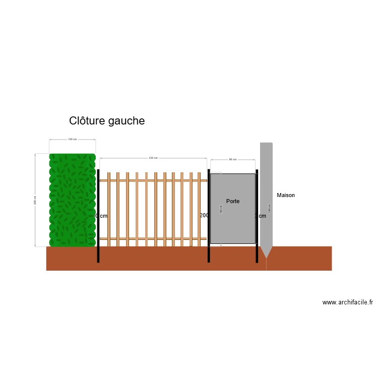 plan grillage gauche réf MORHAIN. Plan de 0 pièce et 0 m2