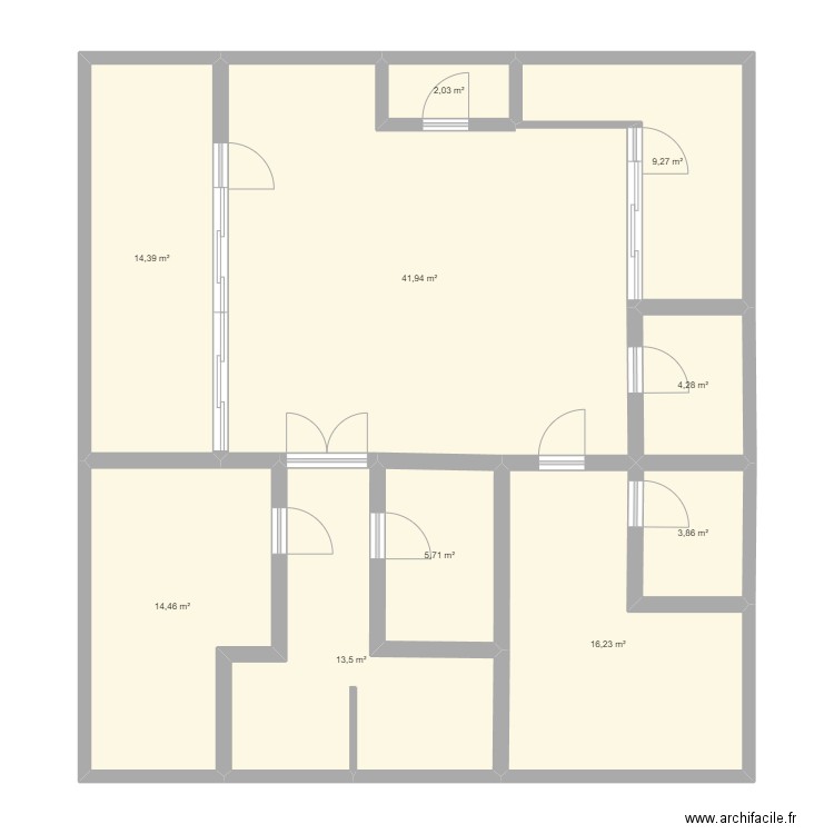 plan idee deux new . Plan de 10 pièces et 126 m2