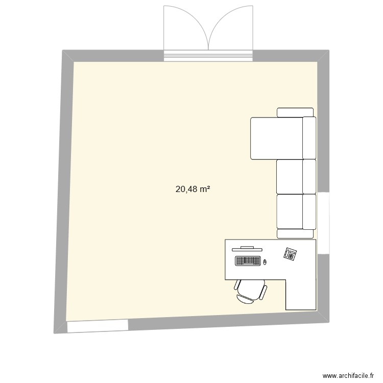 salon. Plan de 0 pièce et 0 m2