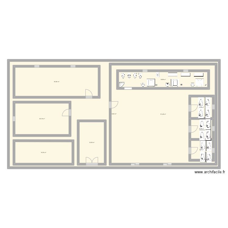 mariana. Plan de 10 pièces et 566 m2