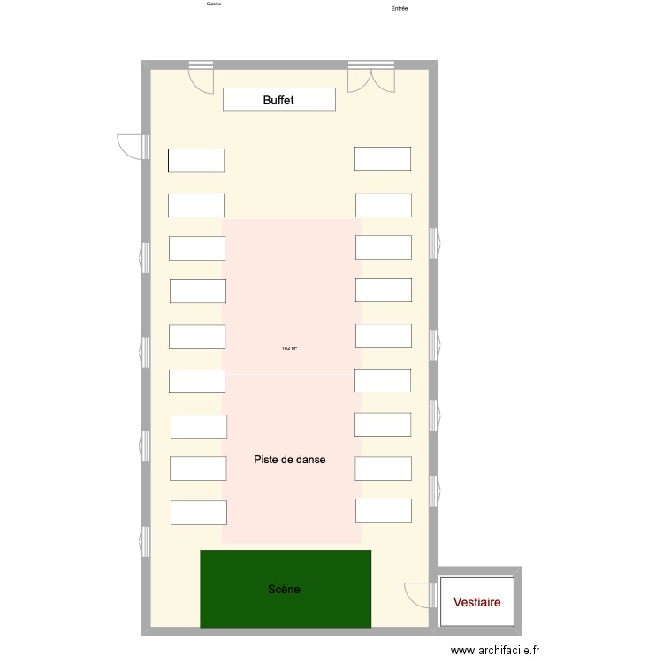 15/02. Plan de 1 pièce et 162 m2