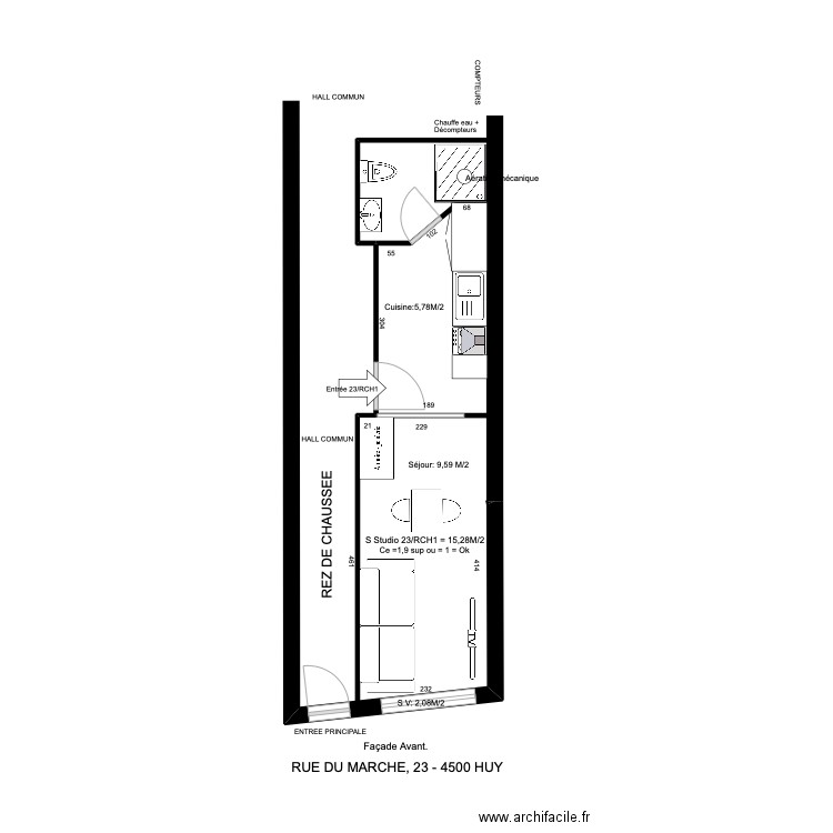 dochen. Plan de 0 pièce et 0 m2