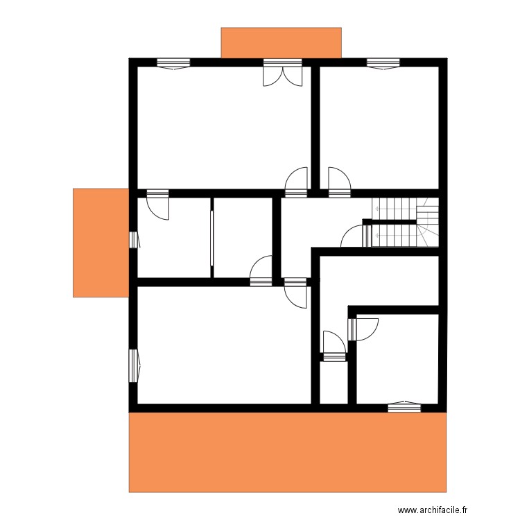 vogrig. Plan de 25 pièces et 860 m2