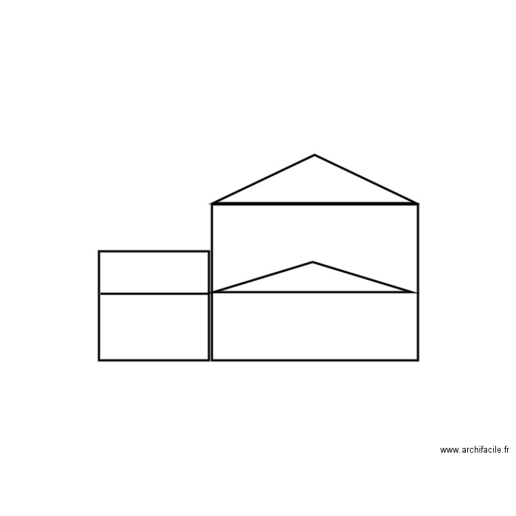 maison. Plan de 0 pièce et 0 m2