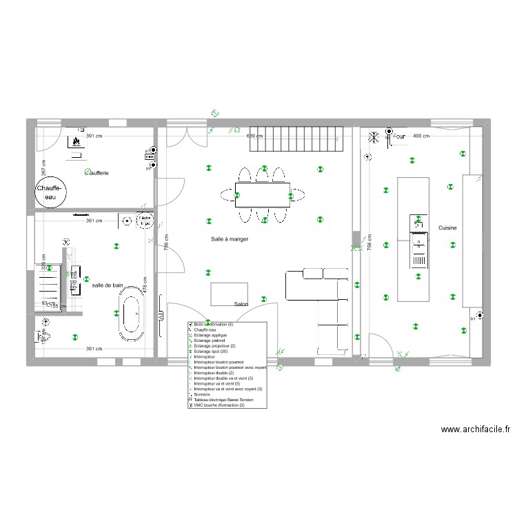 Antoine téo .Ecl. Plan de 4 pièces et 107 m2