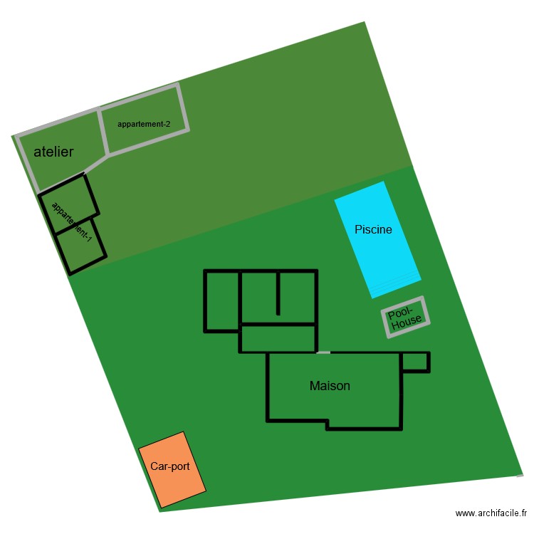 acqueducM. Plan de 9 pièces et 256 m2