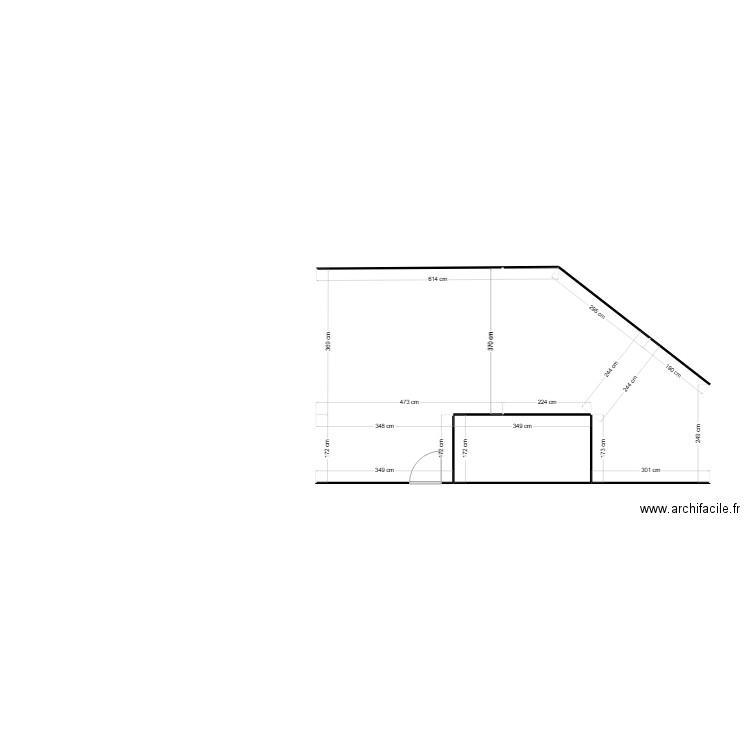 Quai 18. Plan de 4 pièces et 49 m2