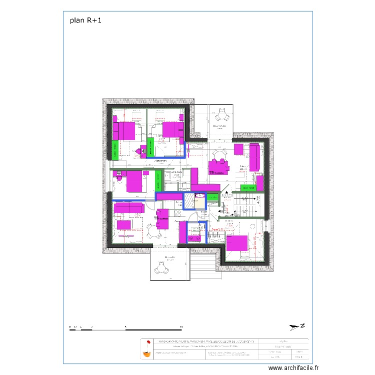 combles 31 mai. Plan de 1 pièce et 3 m2