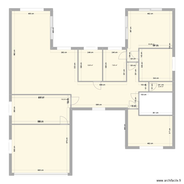 maison de reve. Plan de 5 pièces et 182 m2