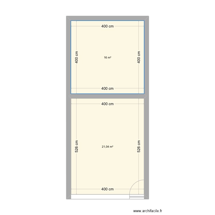 Exercice 3. Plan de 2 pièces et 37 m2