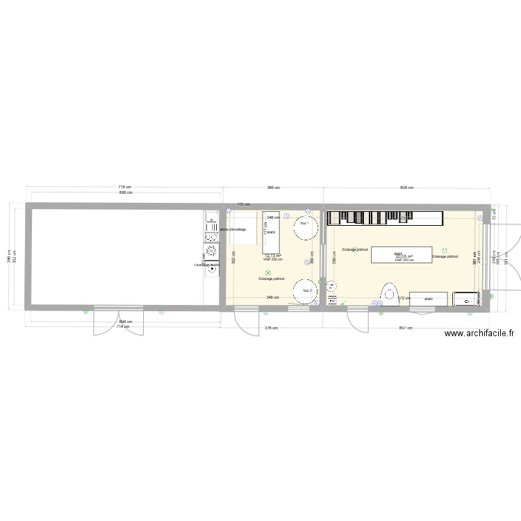 ATELIER SOPHIE projet 4. Plan de 1 pièce et 30 m2