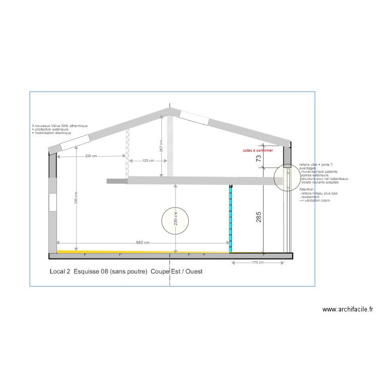 Ste Maxime Coupe mezza nord. Plan de 0 pièce et 0 m2