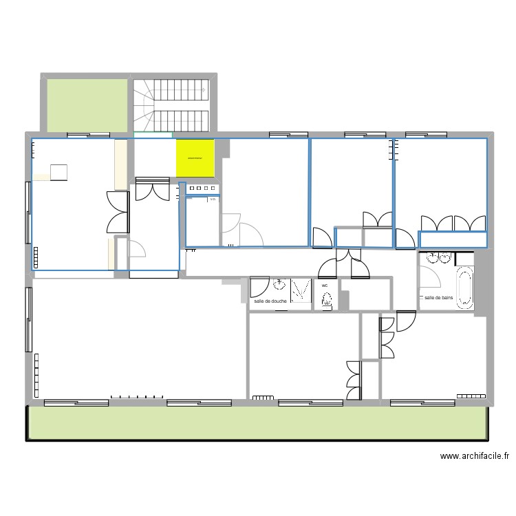 Appartement Enghien Mora 20 10 2024. Plan de 6 pièces et 173 m2