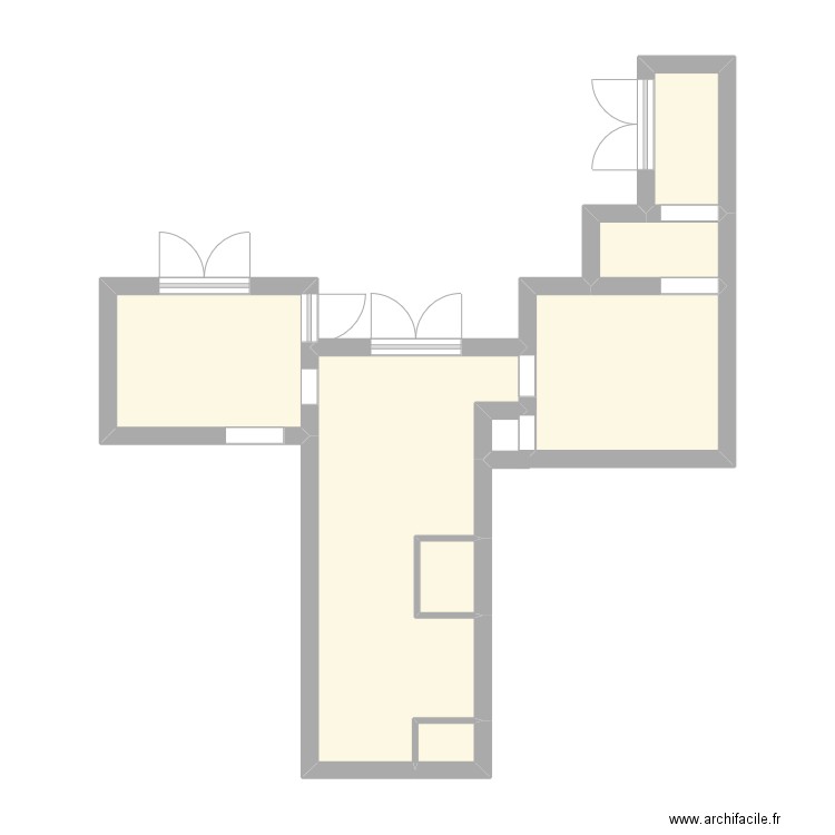 SCV VOA. Plan de 7 pièces et 32 m2