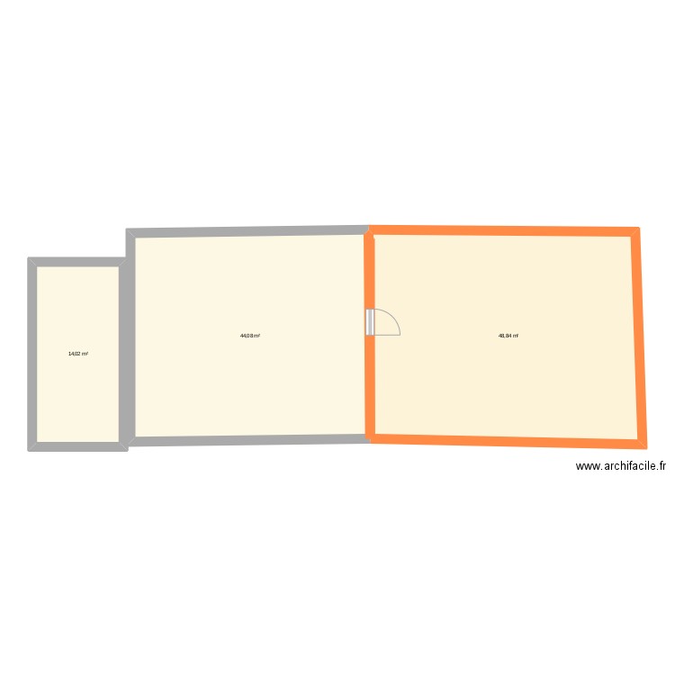 Frances N1. Plan de 3 pièces et 107 m2