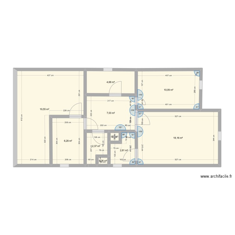 fofana plan. Plan de 10 pièces et 72 m2