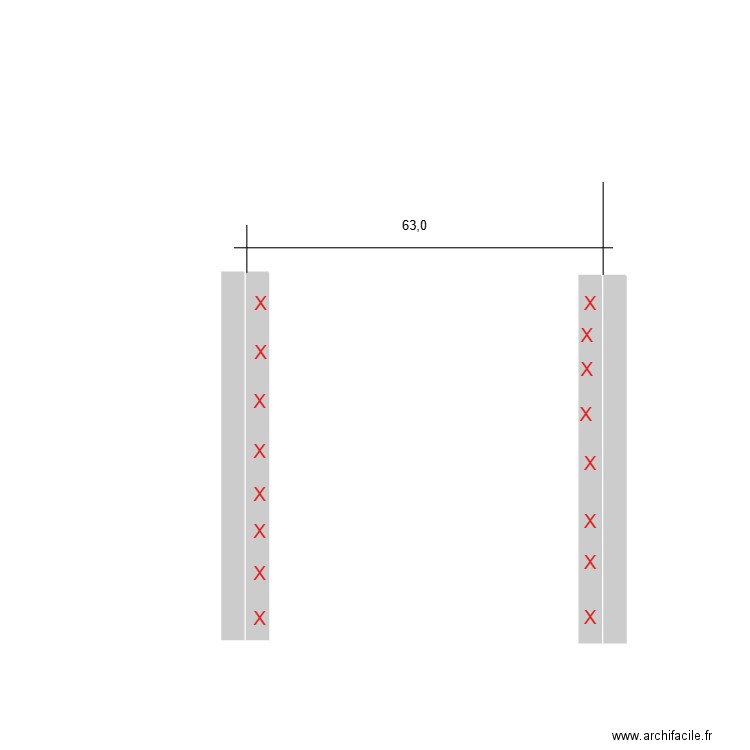 trémie. Plan de 0 pièce et 0 m2