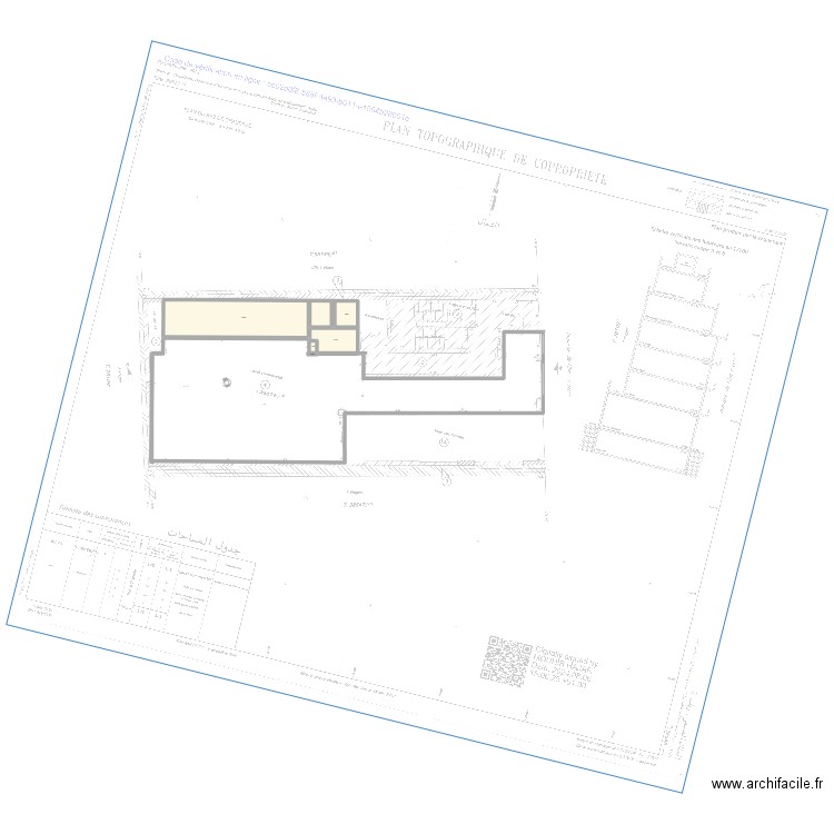 local. Plan de 5 pièces et 177 m2