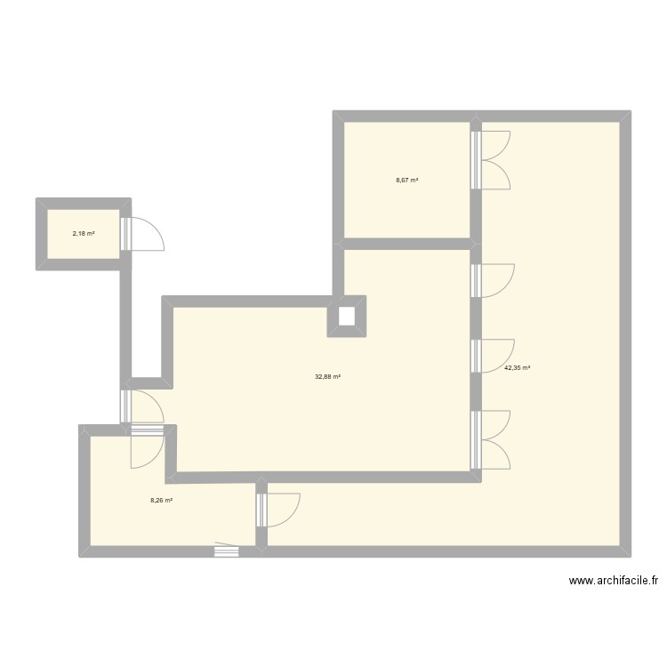 plan appart servon. Plan de 5 pièces et 94 m2