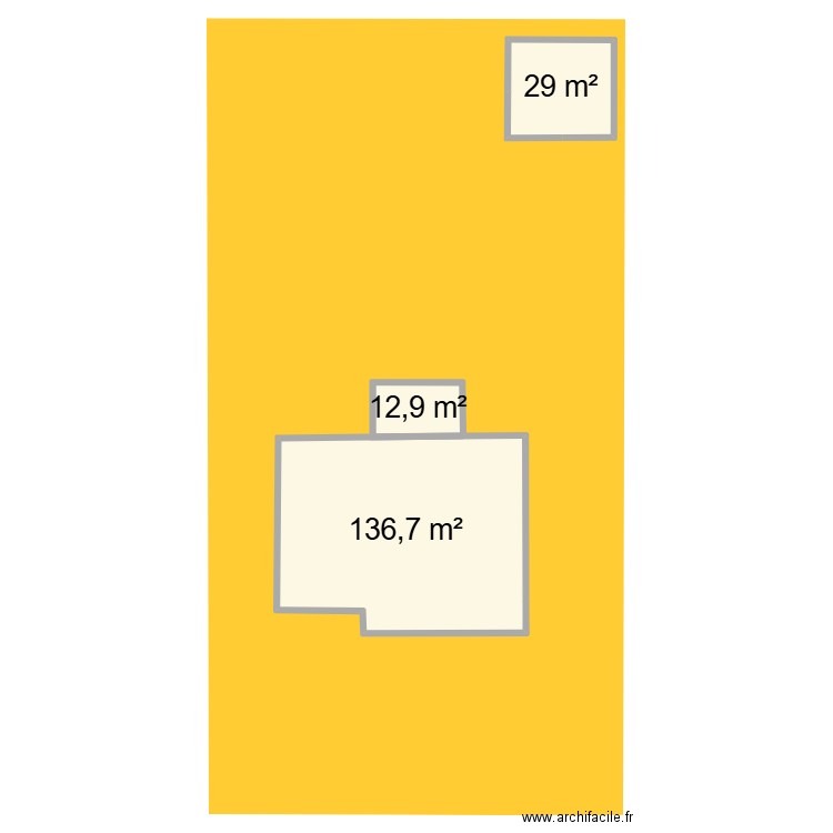 MAISON JONAGE. Plan de 3 pièces et 179 m2