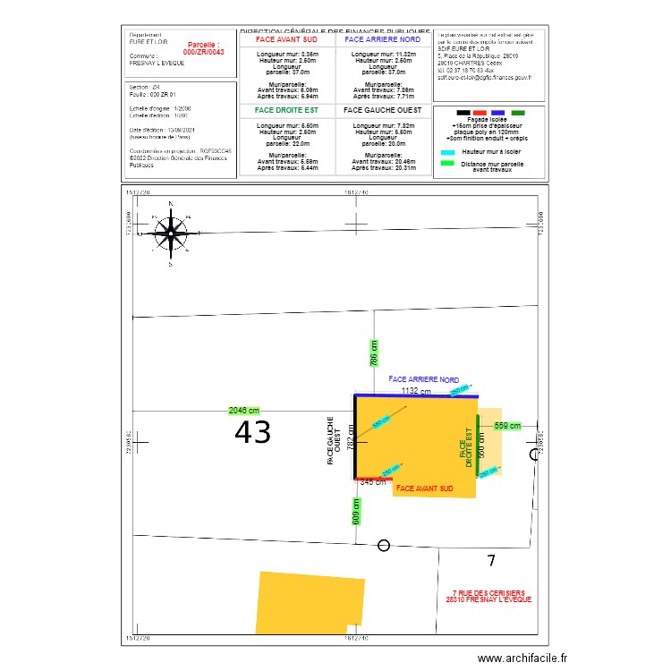 DP2 NEPERT DAGORNE LAETITIA. Plan de 0 pièce et 0 m2