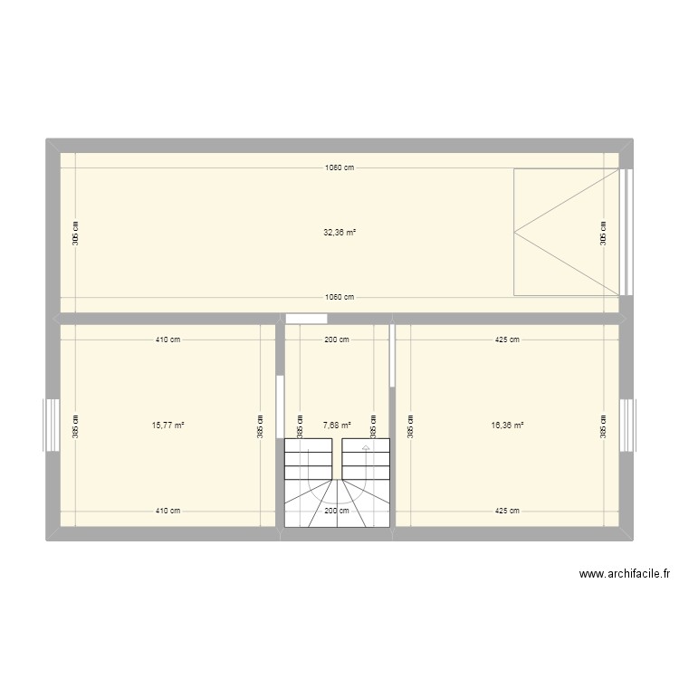 Plan Delincourt (Sous sol). Plan de 4 pièces et 72 m2