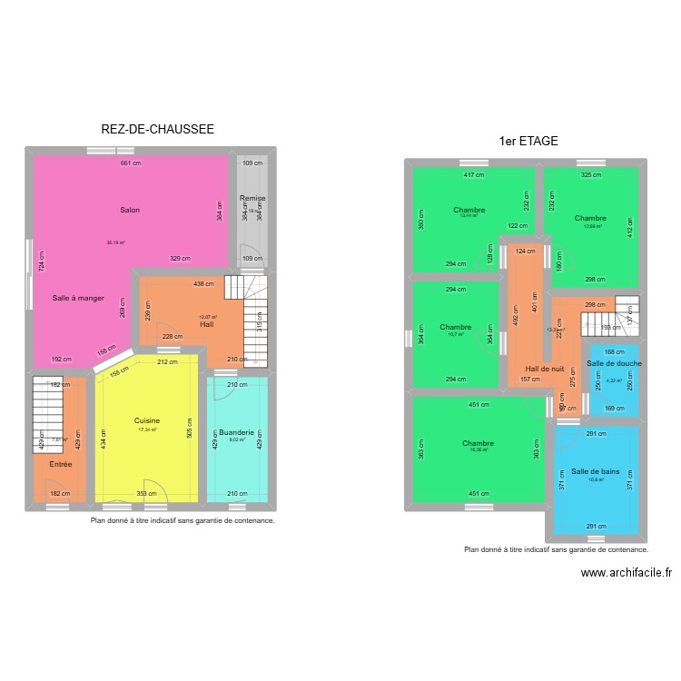 WIONY expertise. Plan de 13 pièces et 168 m2