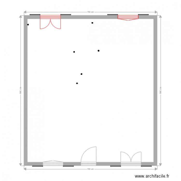 maison evacuation. Plan de 0 pièce et 0 m2