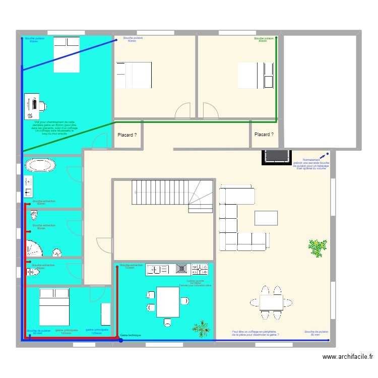 Double flux LA CLUSAZ. Plan de 0 pièce et 0 m2