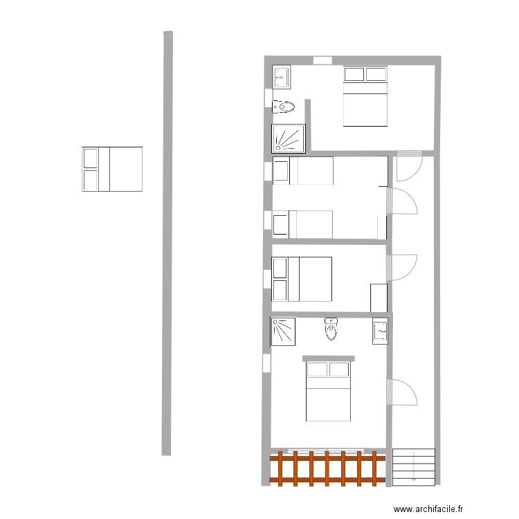 Coco cabana 3. Plan de 0 pièce et 0 m2