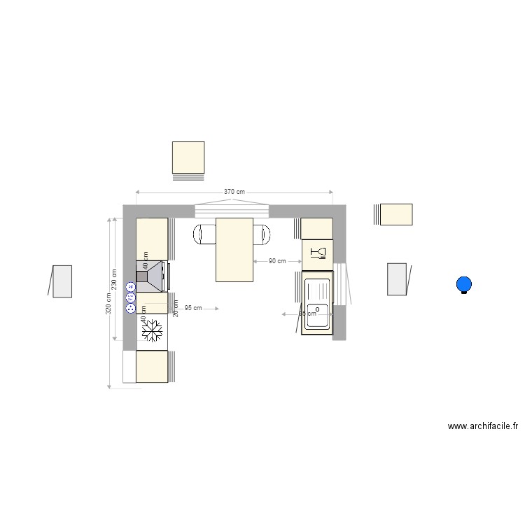 CUISINE 1 7. Plan de 0 pièce et 0 m2