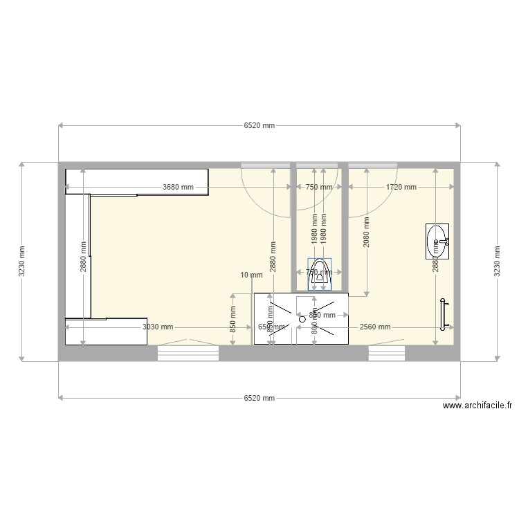 sdb. Plan de 0 pièce et 0 m2