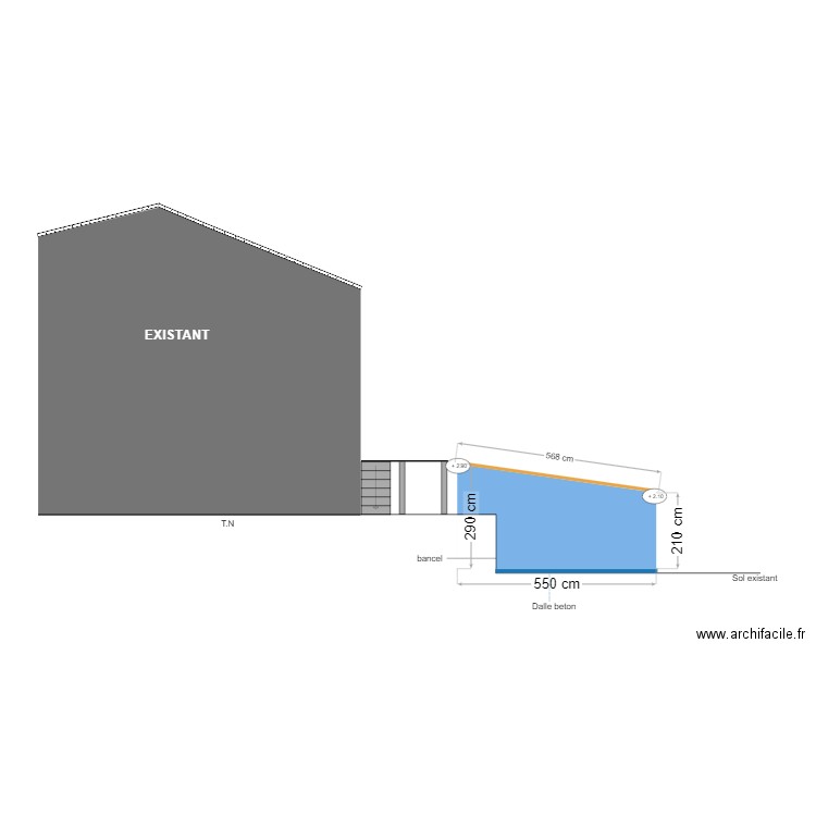 PLAN DE COUPE. Plan de 0 pièce et 0 m2