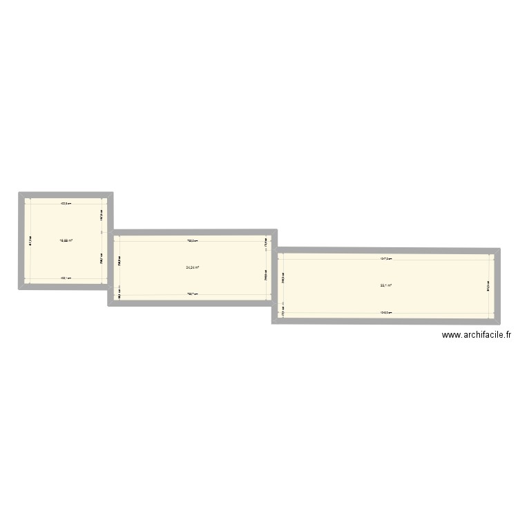 coupe face nord. Plan de 0 pièce et 0 m2