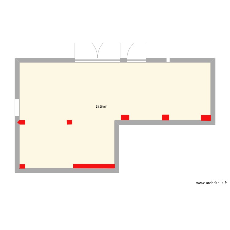 Plan RDC. Plan de 0 pièce et 0 m2