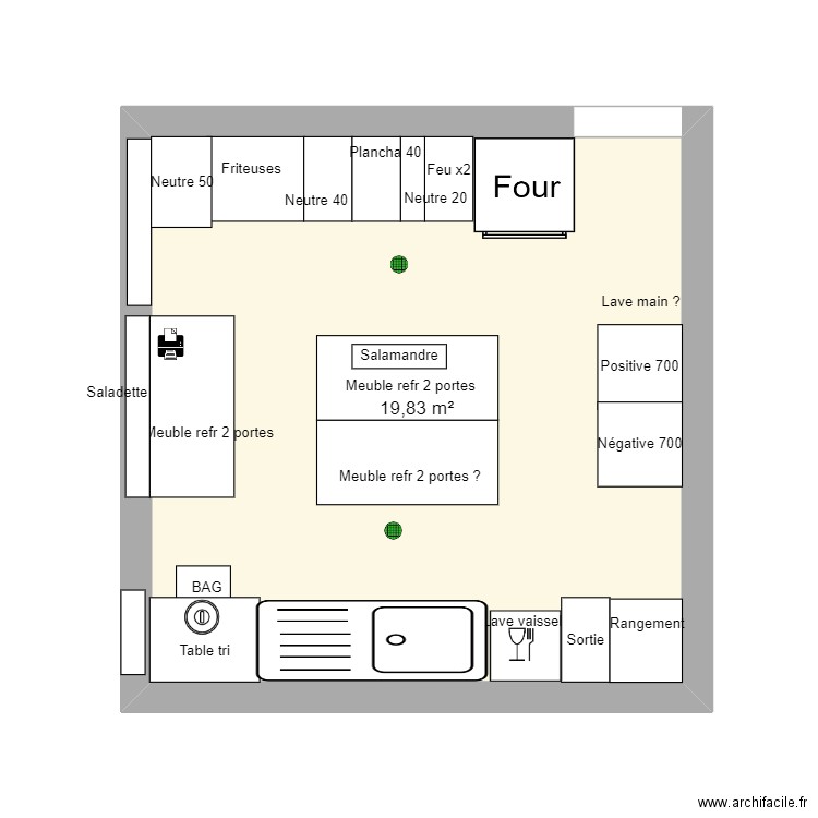 CUISINE 2. Plan de 0 pièce et 0 m2