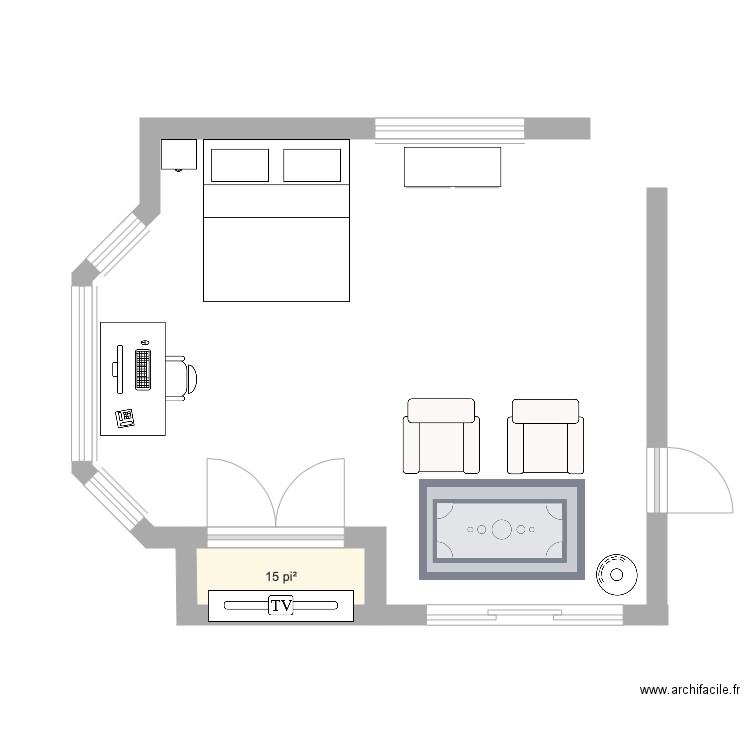 Le loft. Plan de 0 pièce et 0 m2