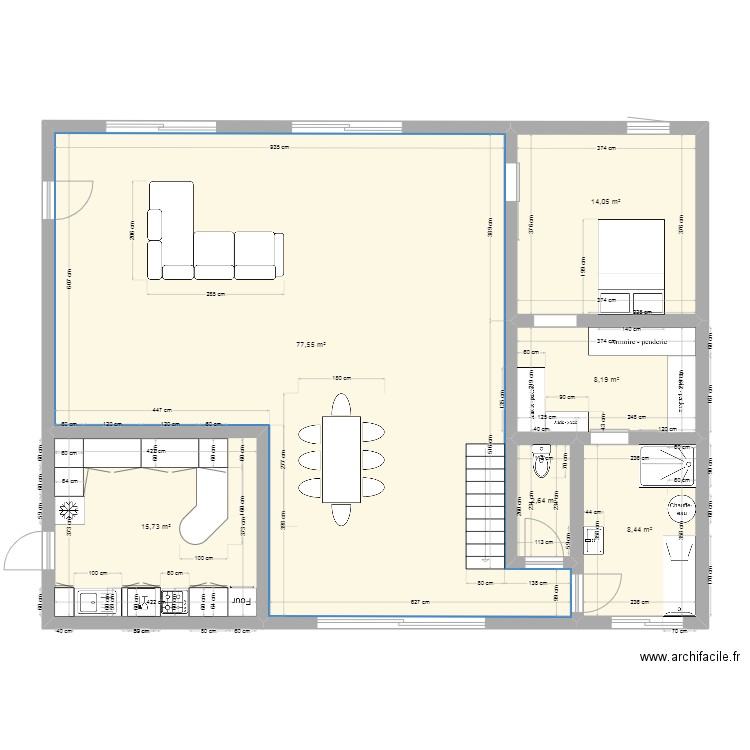 plan grange. Plan de 0 pièce et 0 m2