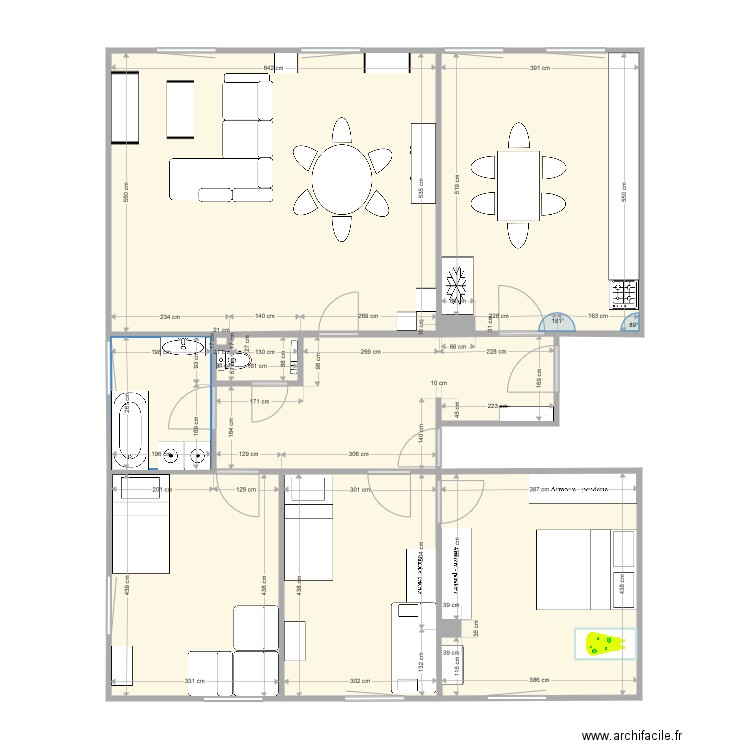 cerisier meubles. Plan de 0 pièce et 0 m2