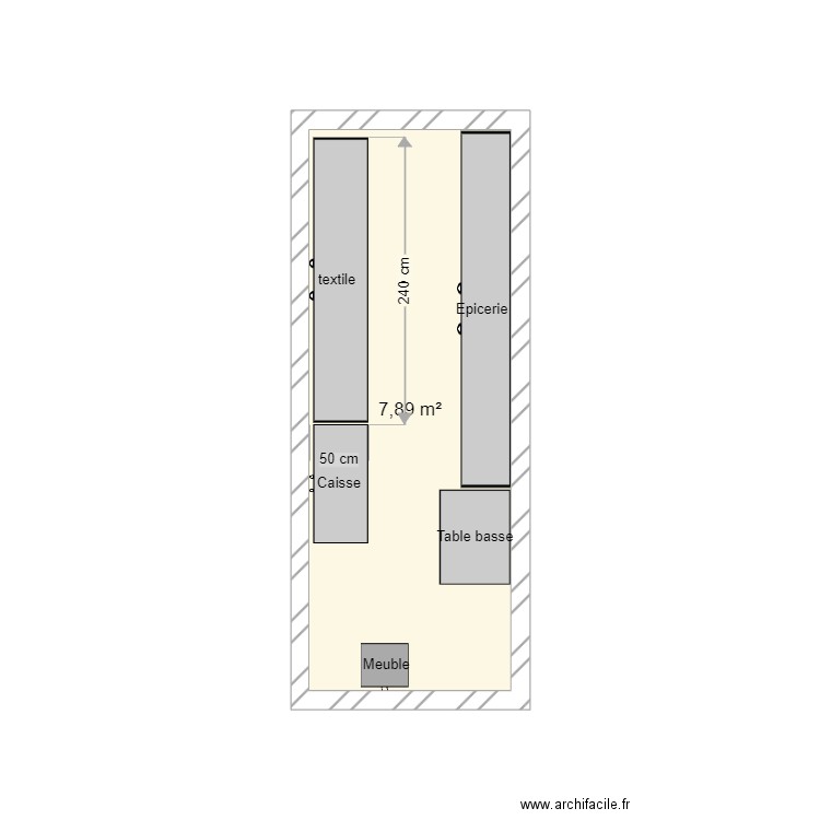 PLAN de masse magasin ecole. Plan de 0 pièce et 0 m2