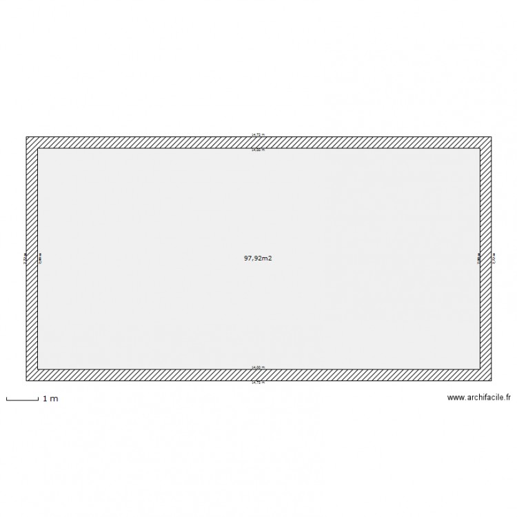 plan vierge. Plan de 0 pièce et 0 m2